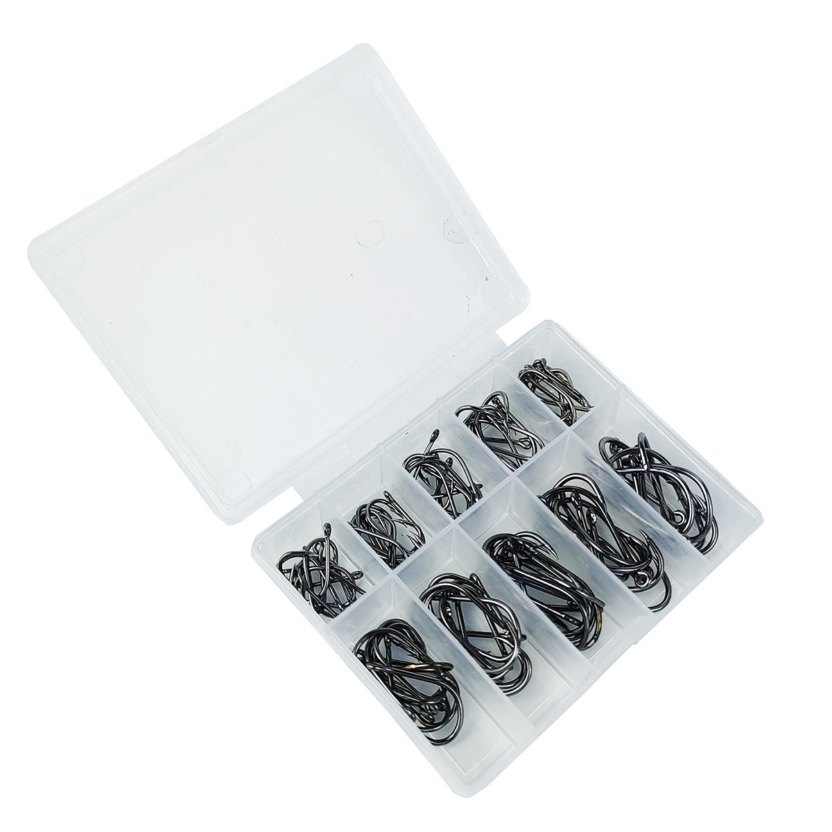 100Pcs/box #3~#12 High Carbon  - огляд і ціна Fishing Hook Circle