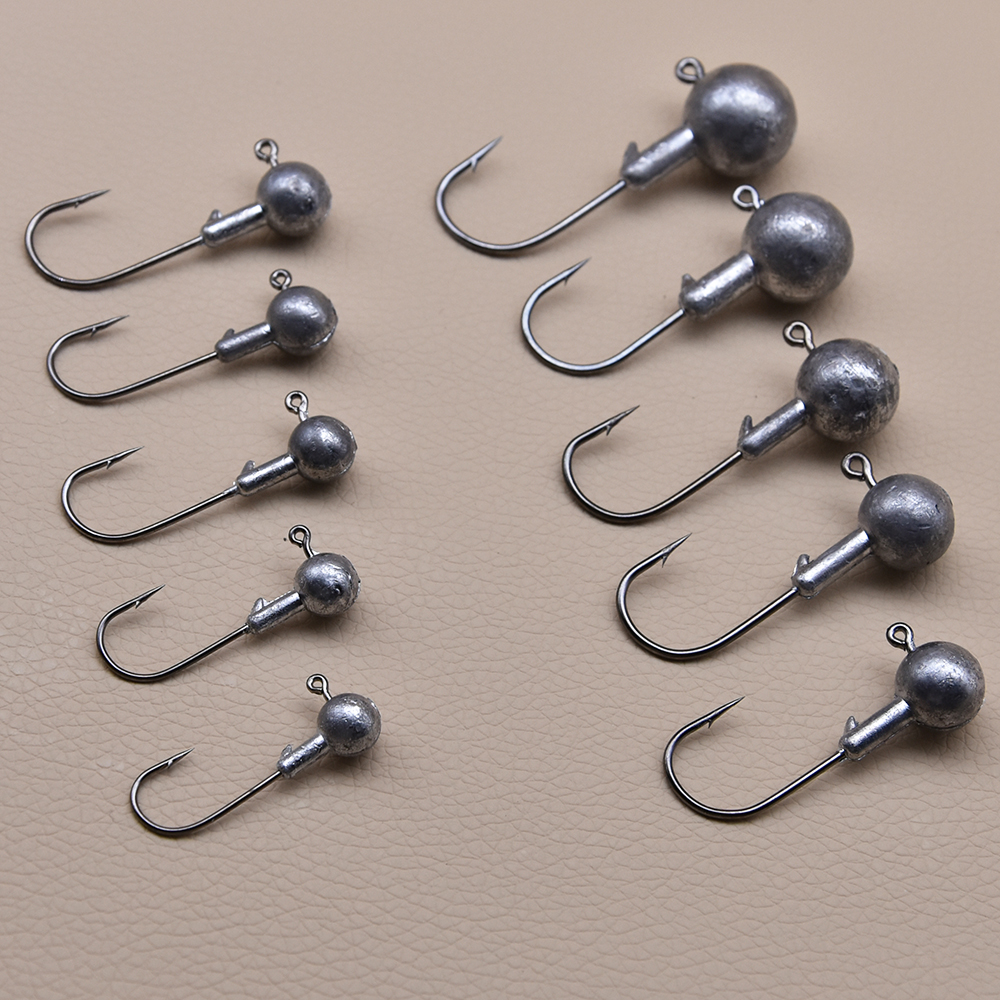 MrLurion 50pcs 1g-28g jig head - огляд і ціна Fishing Hook Weedless