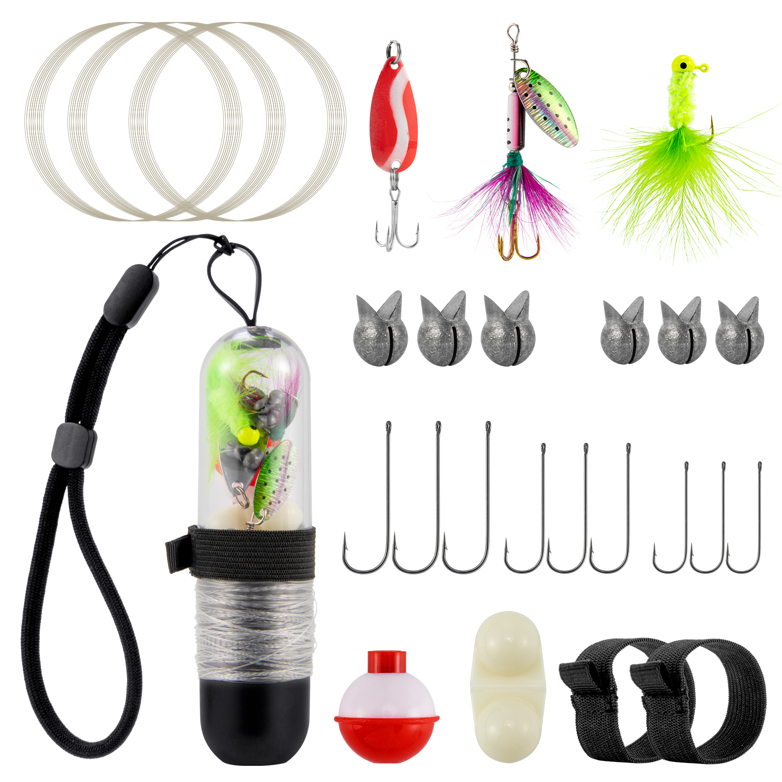 25pcs Survival Fishing Kit Poc - огляд і ціна Fishing Hook Jig