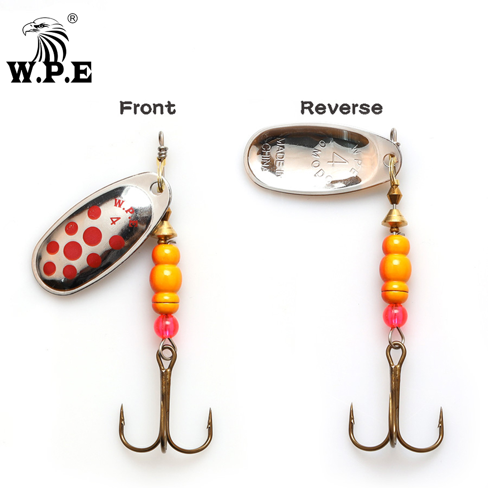 W.P.E Brand New Spinner Lure 1 - огляд і ціна Fishing Hook Treble