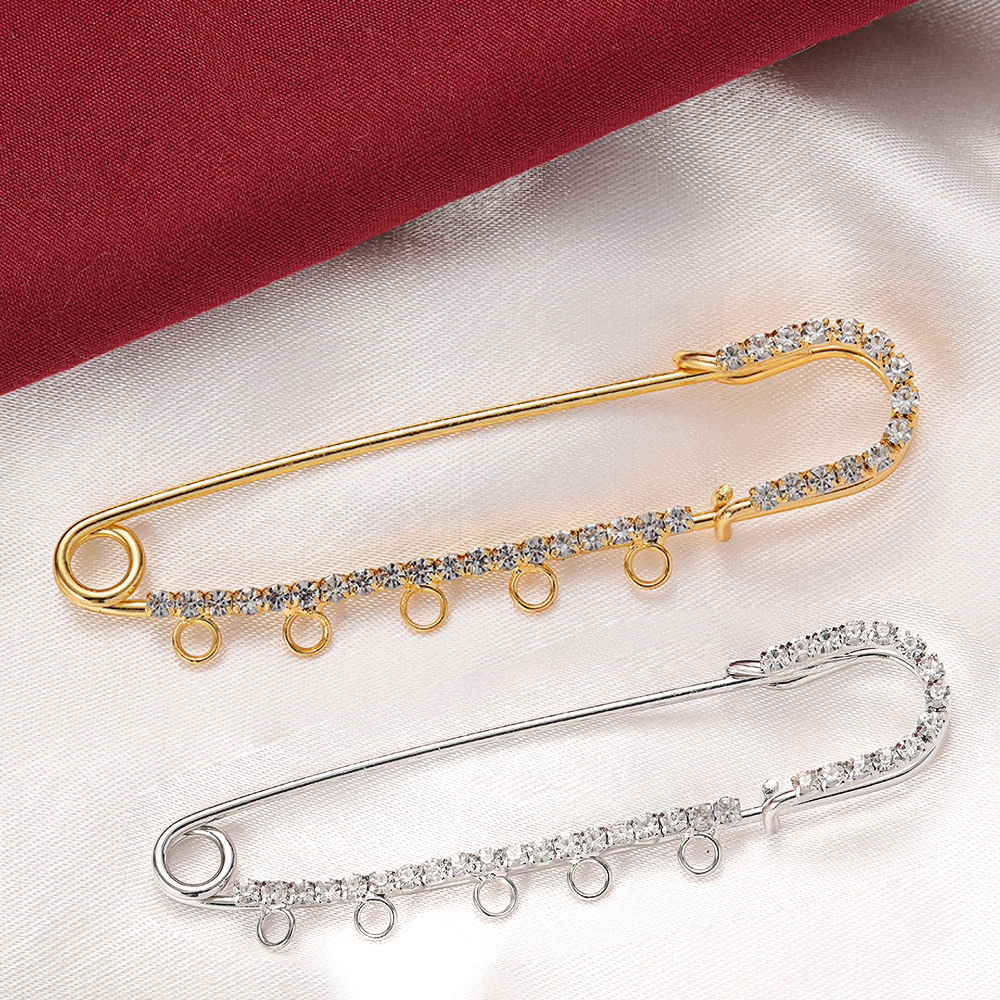 5pcs 50/60/70/75mm Rhinestone  - огляд і ціна Fishing Hook Size