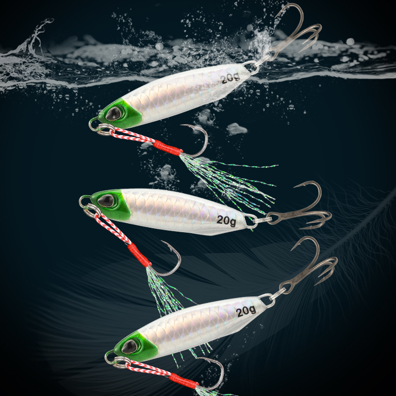 1pcs Metal Cast Jig hooks 20g/ - огляд і ціна Fishing Hook Treble