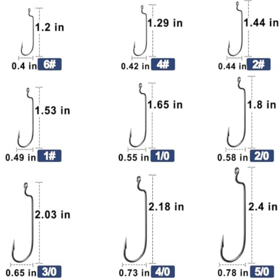 EWG Hooks for Bass Fishing, 50 - огляд і ціна Fishing Hook Weedless