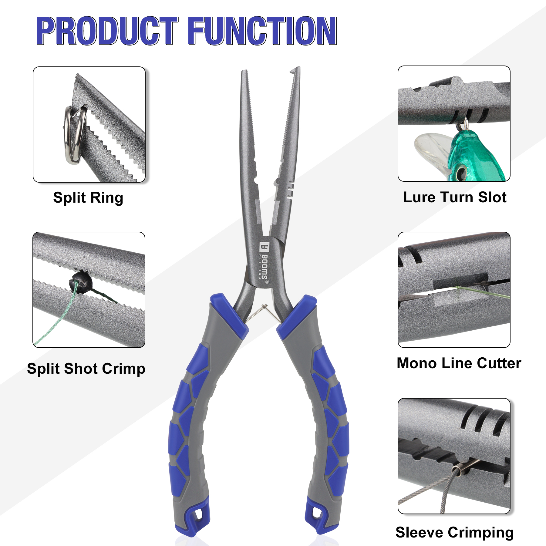 Booms Fishing 23cm Pliers and  - огляд і ціна Fishing Hook Sharpener