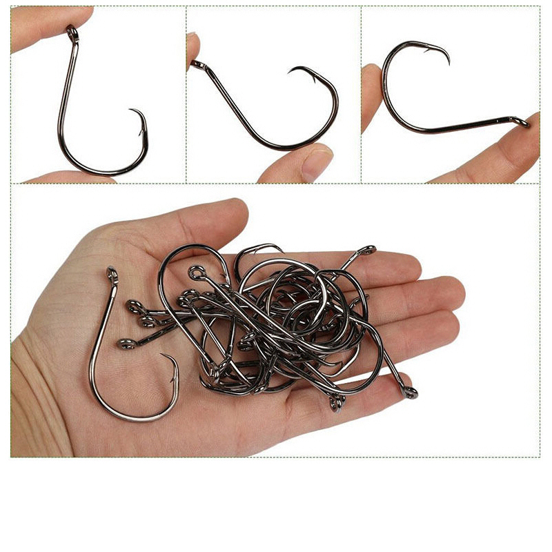 100 pcs Octopus Offset Sport C - огляд і ціна Fishing Hook Circle