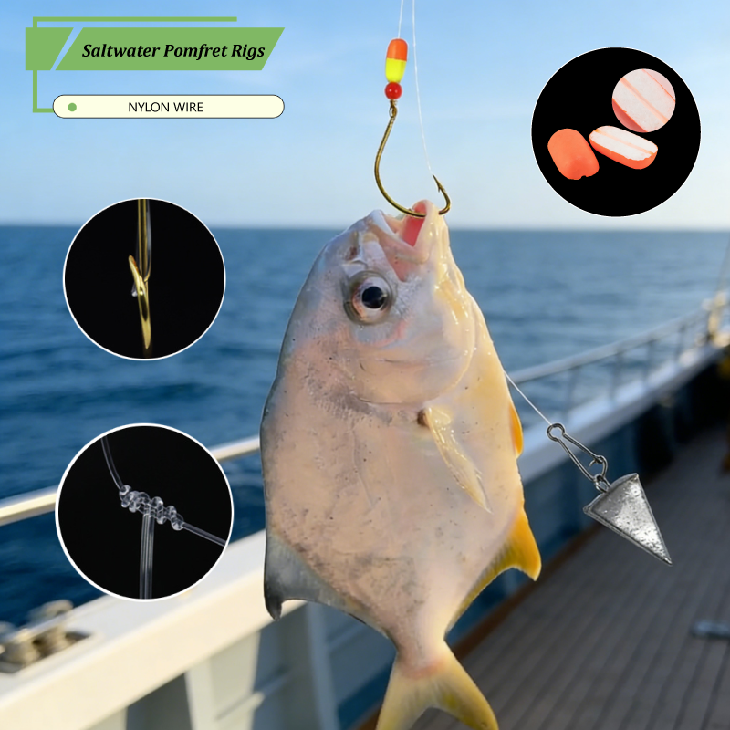 3pcs/6pcs Pompano Surf Fishing - огляд і ціна Fishing Hook Circle