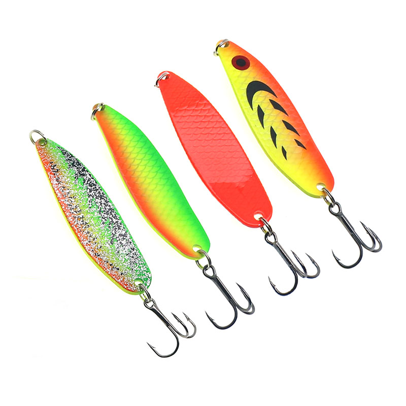 Fishing Lure Metal Spoons Hard - огляд і ціна Fishing Hook Treble