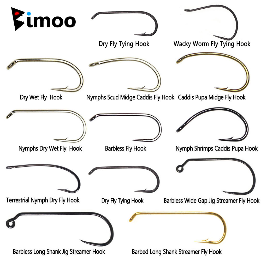Bimoo 100PCS 1#~22# Barbed & B - огляд і ціна Fishing Hook Barbless
