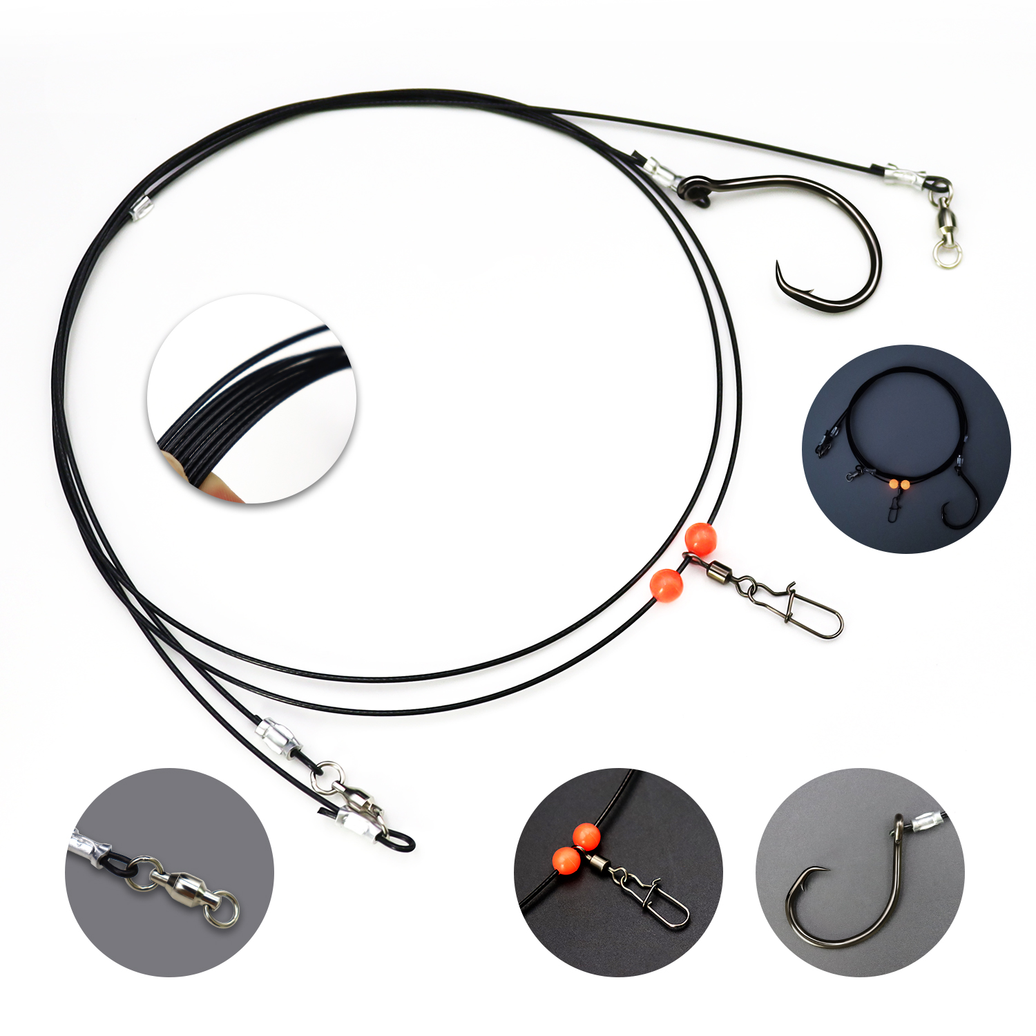 ZYZHE 1pc Sea Fishing Rigs Wit - огляд і ціна Fishing Hook Circle